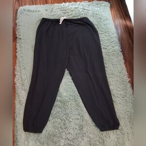 Aerie OFFLINE Black Fleece Joggers